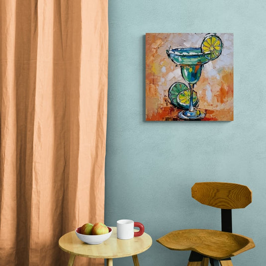 Margarita al Atardecer — Pinceladas de Verano