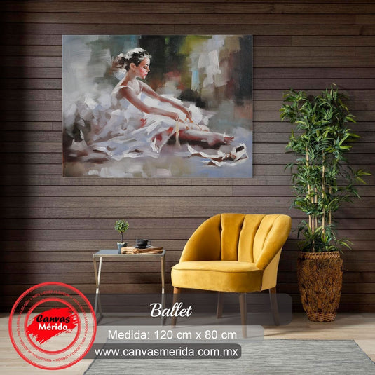 Abstract Ballet - Canvas Mérida Fine Print Art