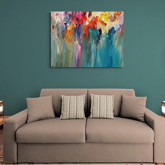 Abstract Mix Color - Canvas Mérida Fine Print Art