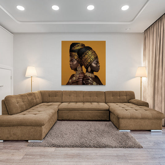 African Wealth - Canvas Mérida Fine Print Art