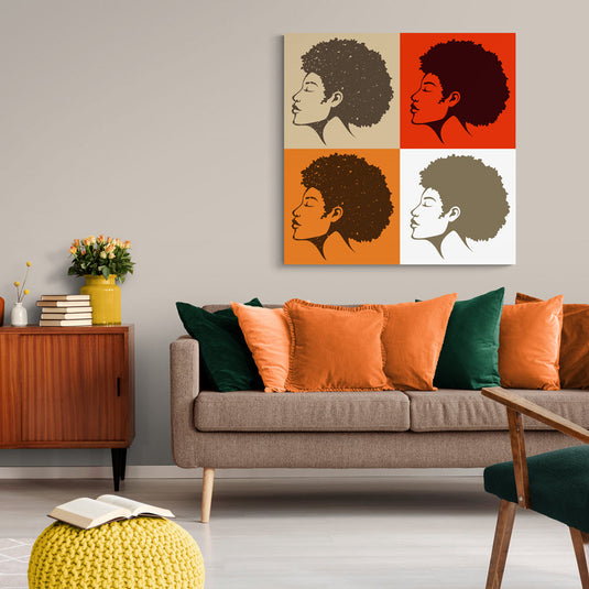 Afro Style - Canvas Mérida Fine Print Art