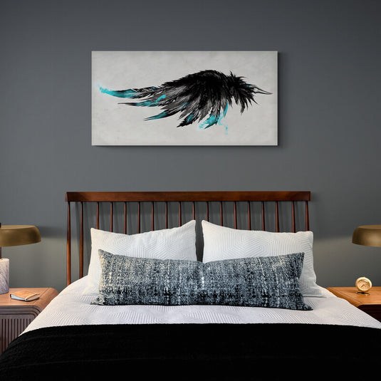 Ala Negra y Azul - Canvas Mérida Fine Print Art