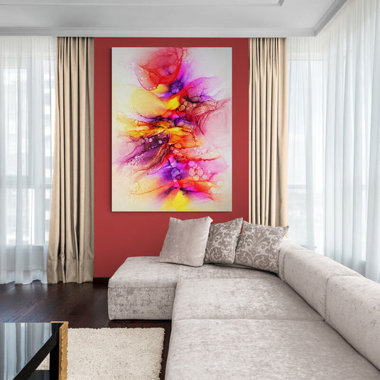 Alcohol Inc Fire - Canvas Mérida Fine Print Art