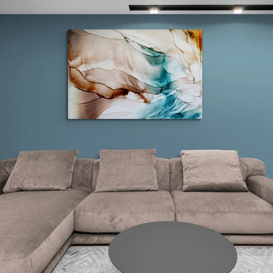 Alcohol Ink Cenote - Canvas Mérida Fine Print Art