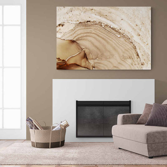 Alcohol Ink Sand - Canvas Mérida Fine Print Art