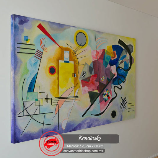 Kandinsky Amarillo Rojo Azul arte abstracto