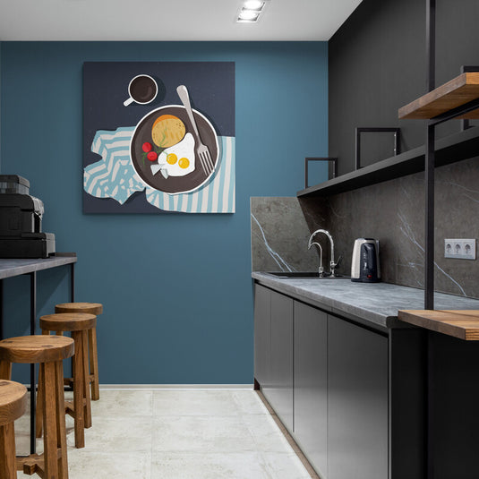 American Breakfast - Canvas Mérida Fine Print Art