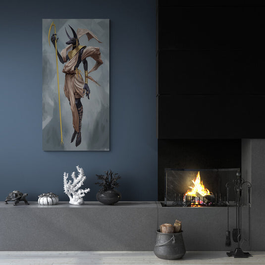 Anubis 2 - Canvas Mérida Fine Print Art