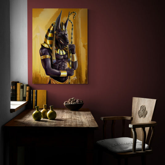 Anubis 3 - Canvas Mérida Fine Print Art