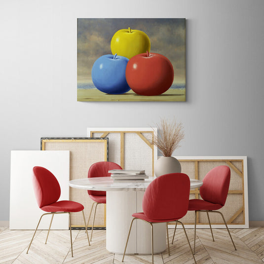 Apple Painting - Canvas Mérida Fine Print Art