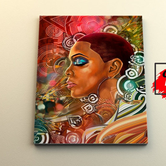 Arte Contemporanea Africana - Canvas Mérida Fine Print Art