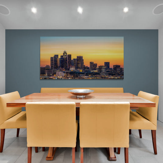 Atardecer En Los Angeles - Canvas Mérida Fine Print Art