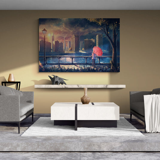 Autumn Rain - Canvas Mérida Fine Print Art