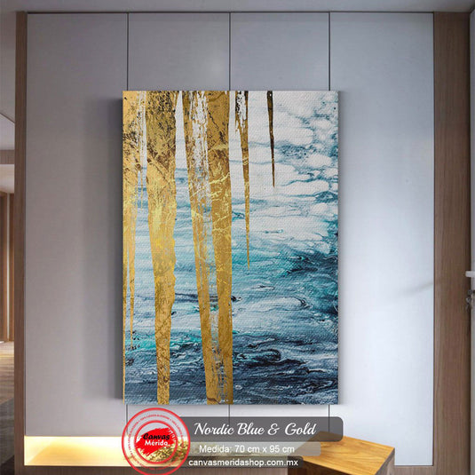 Serenidad del Atardecer - Pintura de paisaje tranquilo con colores vibrantes del atardecer reflejándose en el agua.