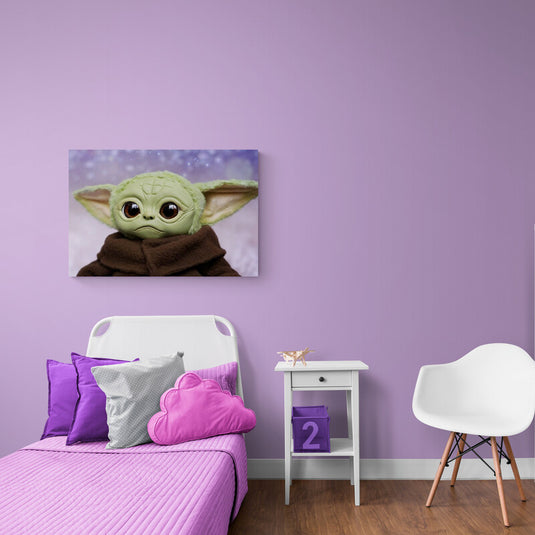 Baby Joda Snow - Canvas Mérida Fine Print Art