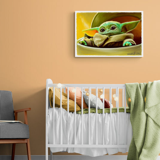 Baby Joda - Canvas Mérida Fine Print Art