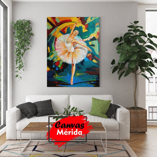 Bailarina de Ballet en Posición - Canvas Mérida Fine Print Art