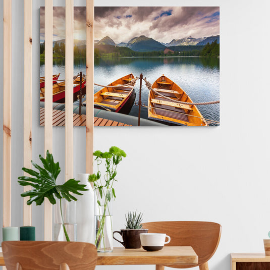 Barcas Varadas - Canvas Mérida Fine Print Art