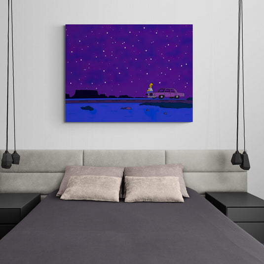 Homero Mirando las Estrellas - Canvas Mérida Fine Print Art