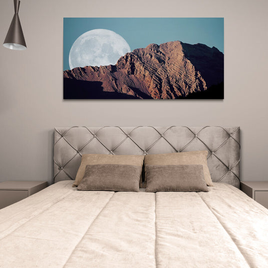 Behind the Mountain - Canvas Mérida Fine Print Art