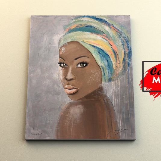 Belleza Africana - Canvas Mérida Fine Print Art
