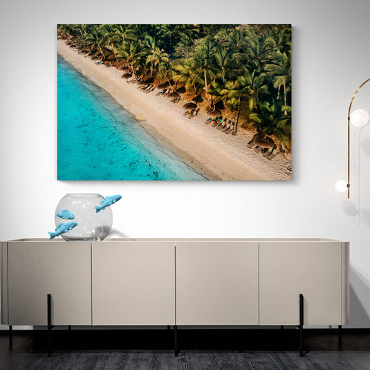 Beautiful Male Peafowl - Canvas Mérida Fine Print Art