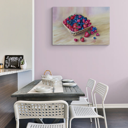 Berries - Canvas Mérida Fine Print Art