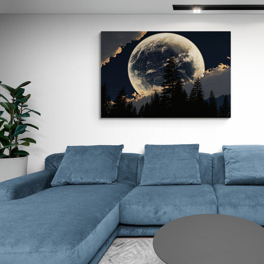 Big Moon - Canvas Mérida Fine Print Art