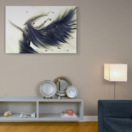 Black Angel - Canvas Mérida Fine Print Art