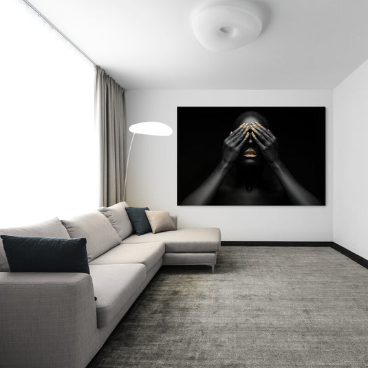 Black Woman is God Number #15 (Horizontal) - Canvas Mérida Fine Print Art