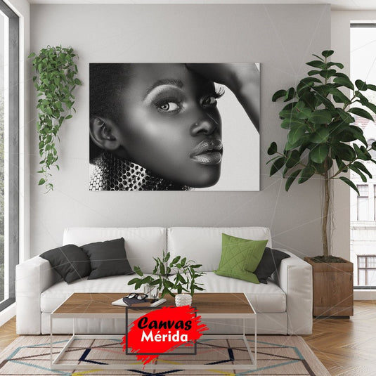 Black Woman is God Sixteen II - Canvas Mérida Fine Print Art