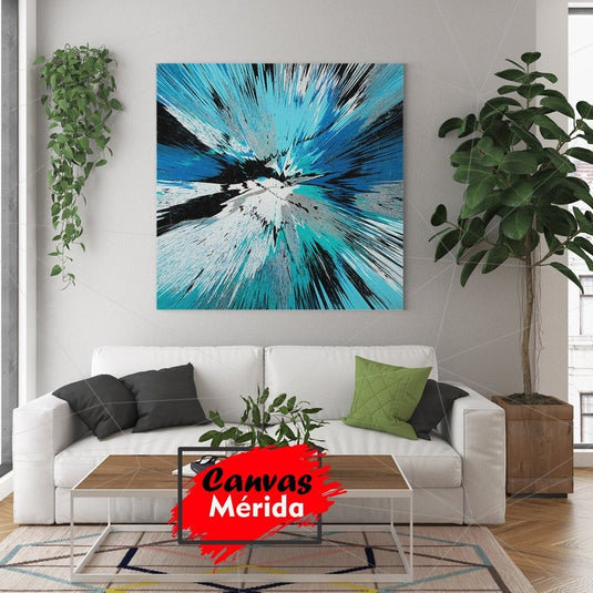 Blue Abstract - Canvas Mérida Fine Print Art