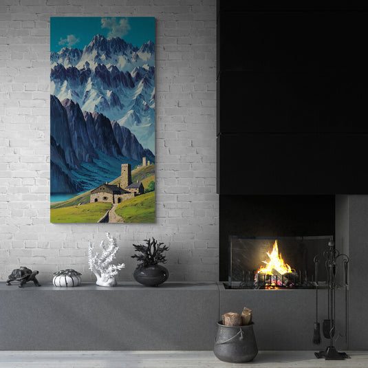 Blue Mountain - Canvas Mérida Fine Print Art