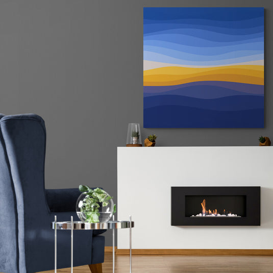 Blue Ocean - Canvas Mérida Fine Print Art