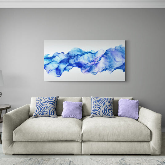 Blue Waves - Canvas Mérida Fine Print Art