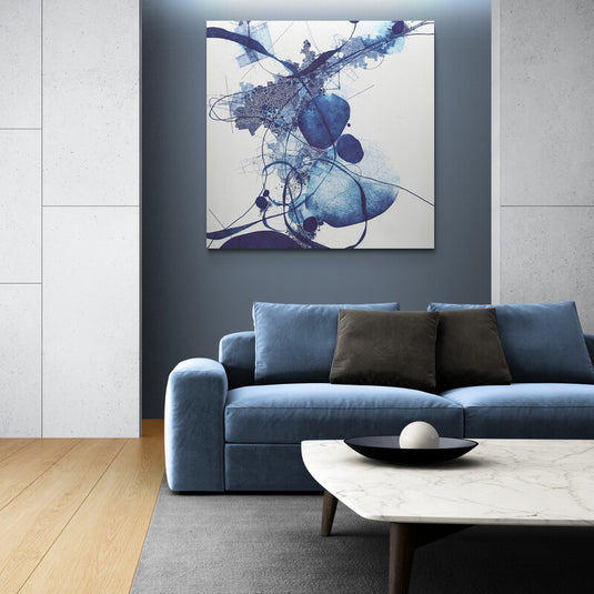 Blueprints of a Summary 1 - Canvas Mérida Fine Print Art