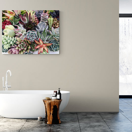 Bouquet of Succulents - Canvas Mérida Fine Print Art