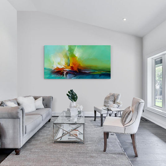 Bright Abstract Colors - Canvas Mérida Fine Print Art