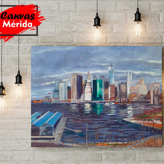 Brooklyn #4 - Canvas Mérida Fine Print Art