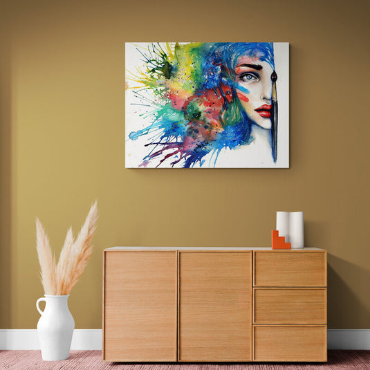 Brush Strokes - Canvas Mérida Fine Print Art