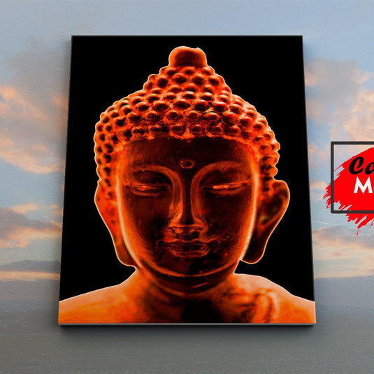 Buda Rojo - Canvas Mérida Fine Print Art