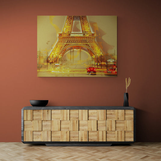 Busy Streets of Paris - Canvas Mérida Fine Print Art