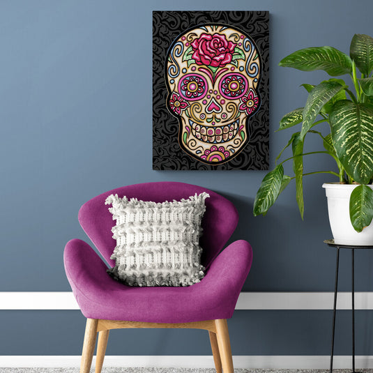 Calabera de Tradición - Canvas Mérida Fine Print Art