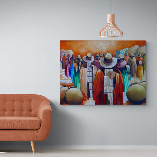 Caminantes - Canvas Mérida Fine Print Art