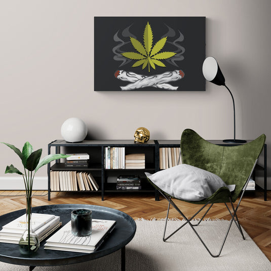 Cannabis Cigars - Canvas Mérida Fine Print Art