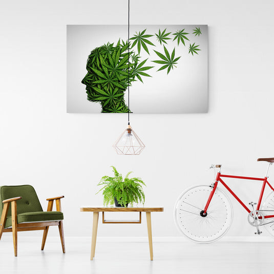Cannabis Mind - Canvas Mérida Fine Print Art
