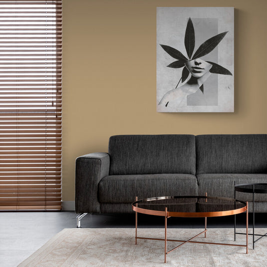 Cuadro decorativo Cosmo Woman – arte abstracto colorido con silueta femenina moderna para sala o recámara elegante