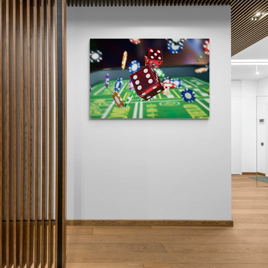 Casino Dice - Canvas Mérida Fine Print Art