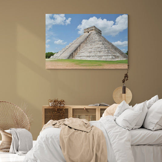 Castillo de Chichen Itzá - Canvas Mérida Fine Print Art