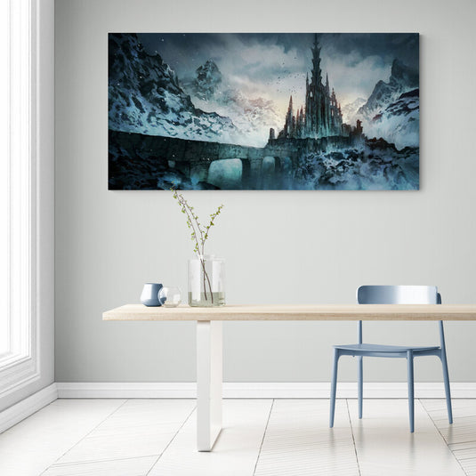 Castle in Darkness - Canvas Mérida Fine Print Art